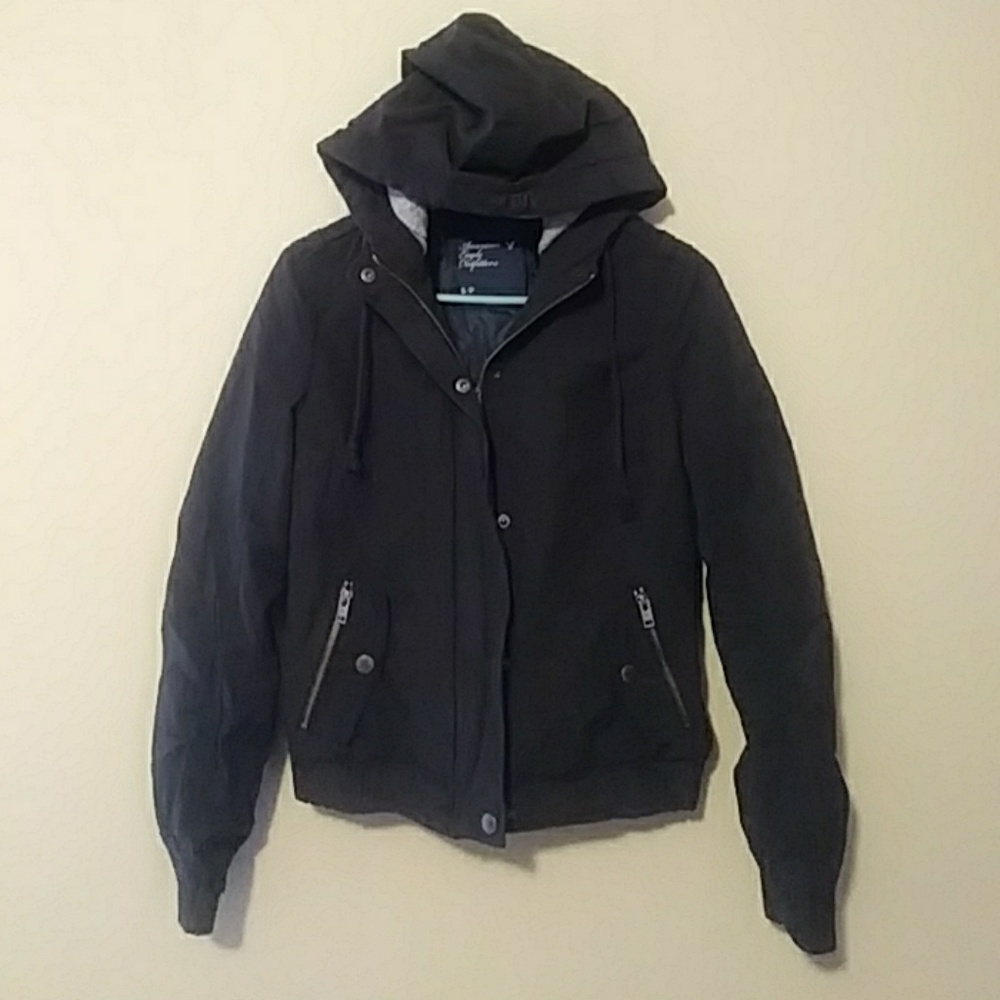 American Eagle Black Winter Coat